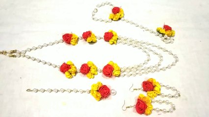 How To Make Handmade flower jewellery#Preeticreationsdda