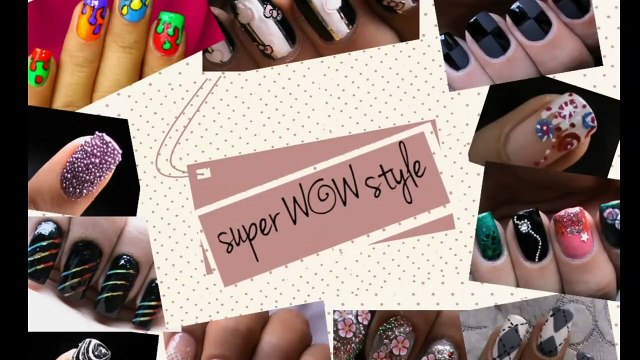 Short Nails Tutorial _ Nail Art Design For Very Short Nails