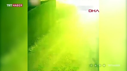 İran'da düşen uçaktaki patlama güvenlik kamerasında