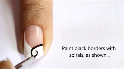 Spiral Tips ✦ Easy Nail Designs Tutorial