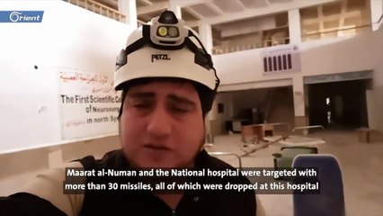 Assad militias shell Maaret al-Numan hospital