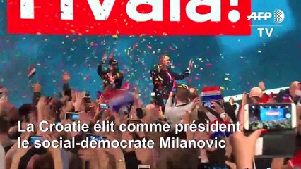 Présidentielle en Croatie: un social-démocrate bat la conservatrice sortante