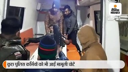 पुलिस मुठभेड़ में 3 इनामी बदमाश घायल