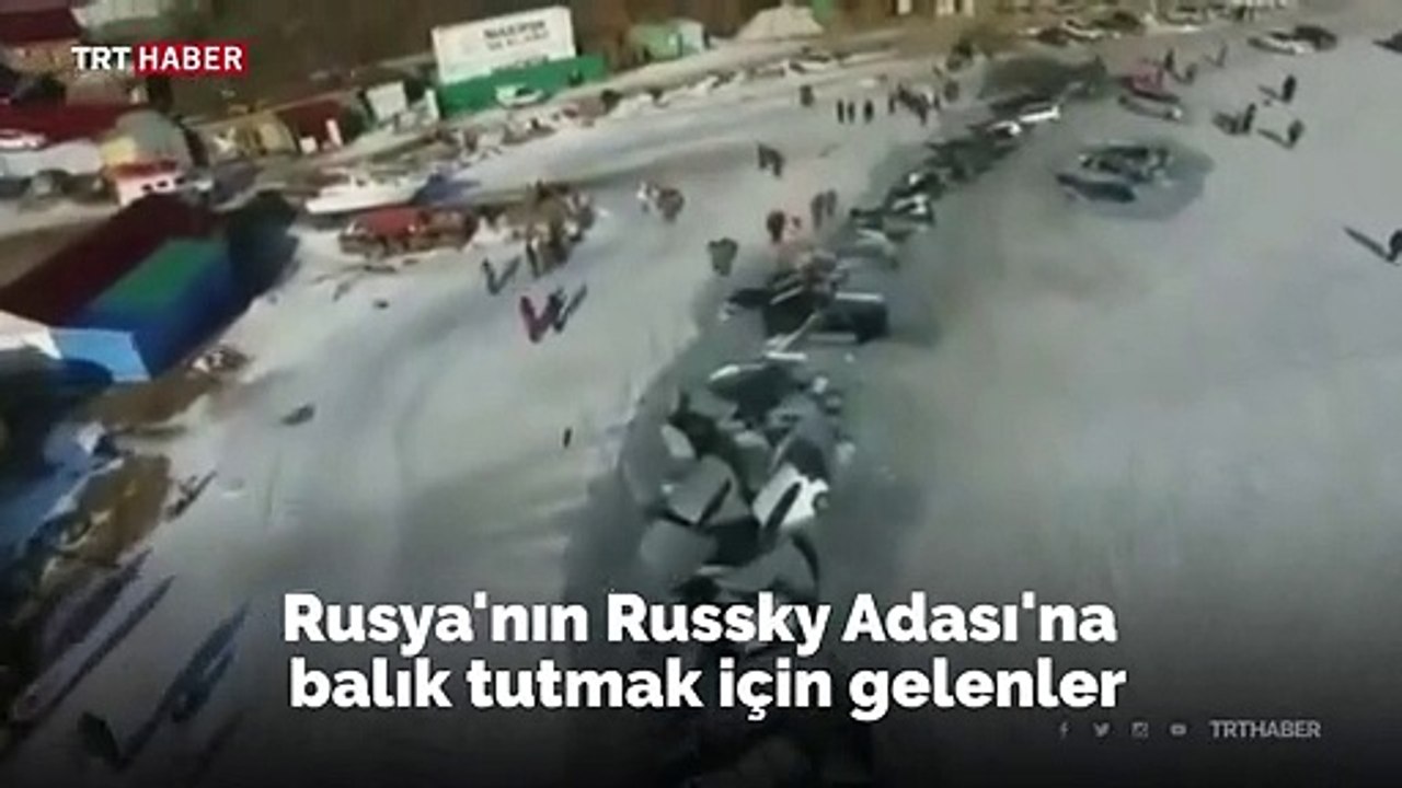 Rusya'da buzda balık avı, araç avına dönüştü