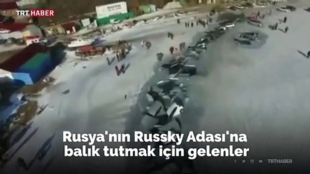 Rusya'da buzda balık avı, araç avına dönüştü