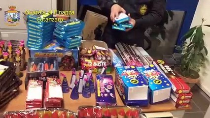 Catanzaro - Botti di Capodanno sequestrati sul Lungomare (02.01.20)