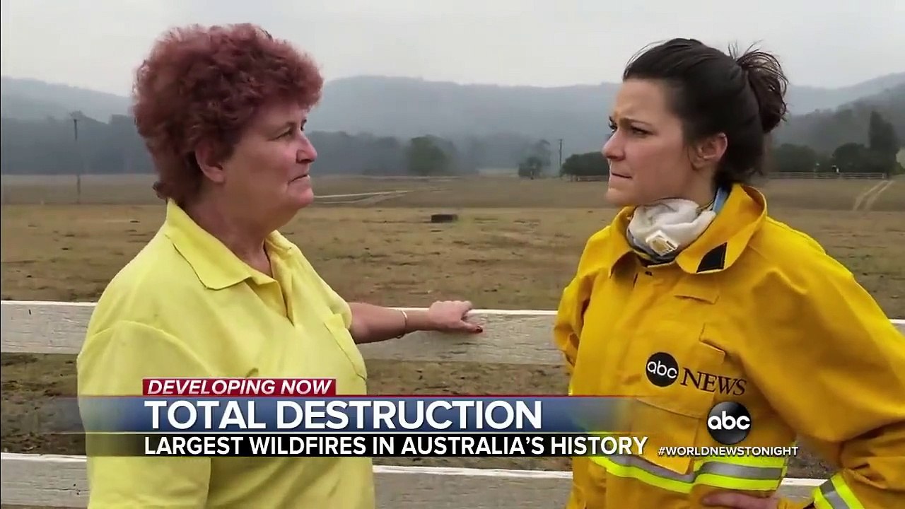 Massive evacuation underway due to fires in Australia