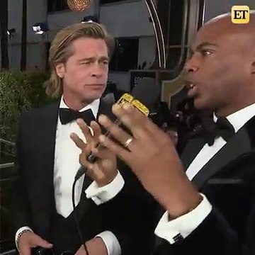 كلام براد بيت Brad Pitt العلني عن طليقته جينيفر أنيستون Jennifer Aniston في حفل غولدن غلوب