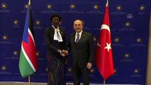 Dışişleri Bakanı Çavuşoğlu ve Güney Sudan Dışişleri Bakanı Acuil görüşmesi