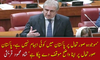 Foreign Minister  Shah Mehmood Qureshi  speaking in the Senate
