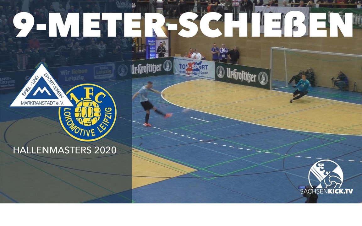Markranstädt Dritter | SSV Markranstädt - 1. FC Lokomotive Leipzig (9-Meter um Platz 3 Hallenmasters 2020)