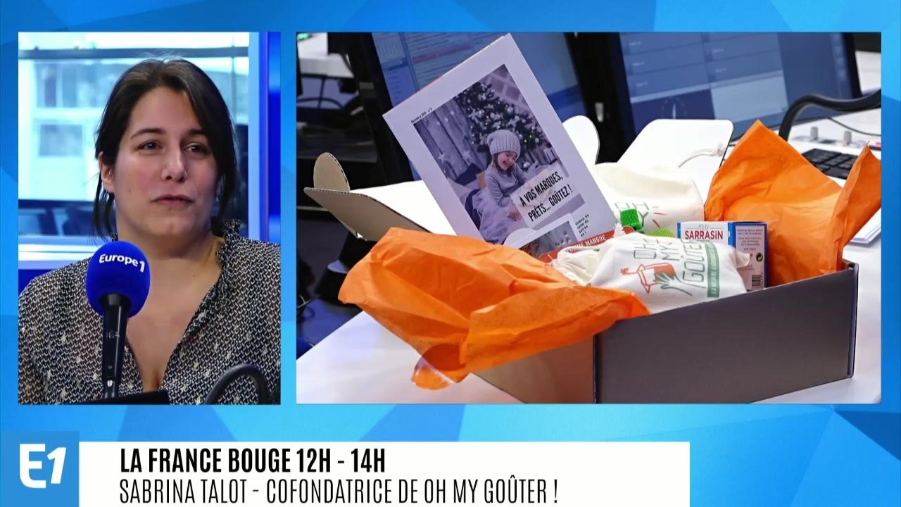 La France bouge : Sabrina Talot, cofondatrice d'"Oh my Goûter !" , une box de goûter pour les enfants, clean, sain et 100% français