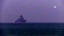 İstanbul Boğazı'ndaki kuvvetli akıntı Rus savaş gemisini etkiledi