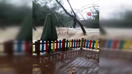 Yağışlar Kurşunlu Şelalesini coşturdu