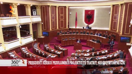 PRESIDENTI KËRKOI PEZULLIMIN E PROJEKTIT TË TEATRIT, NIS SHQYRTIMI NË GJK