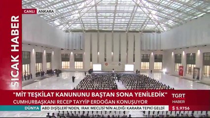 Cumhurbaşkanı Erdoğan: "İstihbarat, Devletin Bekası İçin Vazgeçilmezdir"