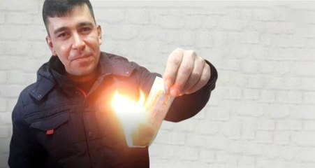 Asgari ücretli işçi, 20 bin lira isabet eden Milli Piyango biletini haram diye yaktı