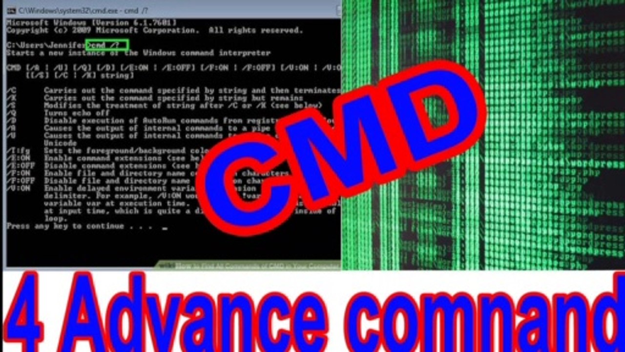 4 advance command prompt || SUDHIR BHAIJEE || SuBh