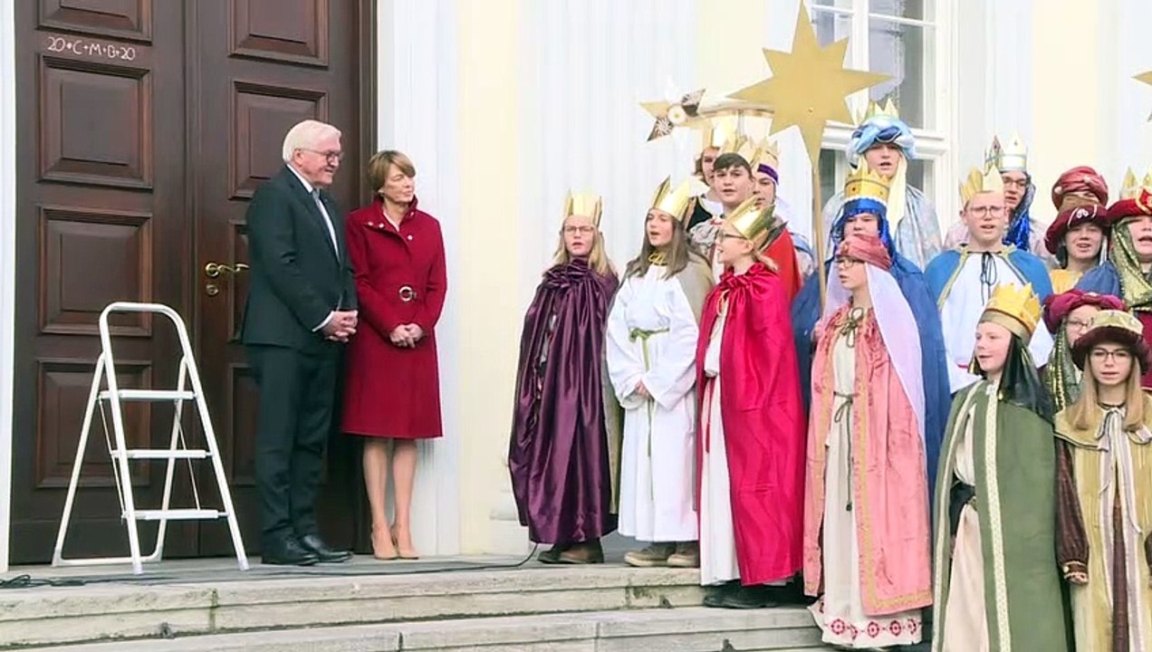 Sternsinger segnen Schloss Bellevue