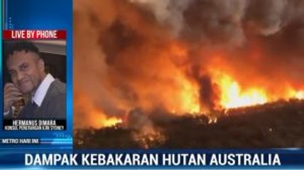Ratusan Titik Api Terpantau di New South Wales