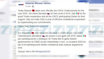 SHQIPERIA ZYRTARISHT NE KRYE TE OSBE - News, Lajme - Kanali 7