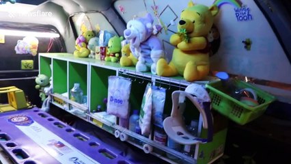 Thai paramedic decorates ambulance with cuddly toys to relax patients