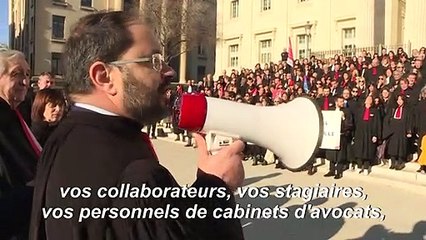 Retraites: les avocats de Marseille mobilisés contre la réforme