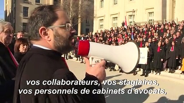 Retraites: les avocats de Marseille mobilisés contre la réforme
