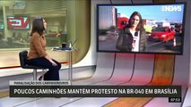 greve dos caminhoneiros em torno de  Brasilia