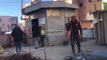 I bie presa e betonieres, vdes punëtori në Korçë, momenti kur nxirret trupi, shokët në lot
