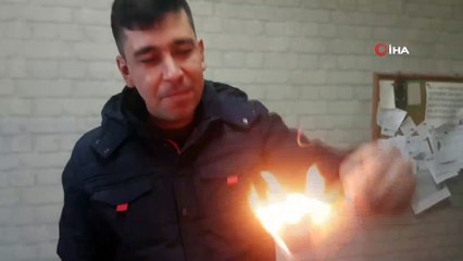 20 bin lira isabet eden Milli Piyango biletini yaktı !