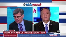 Mike Pompeo Says Trump 'Doesn't Want War' With Iran, Rejects Accusations President Threatening 'War Crimes'
