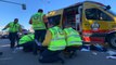 Un motorista queda herido grave tras chocar con un turismo en Madrid