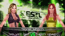 TNA Cross The Line Mod Matches Velvet Sky vs Christy Hemme