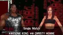 TNA Impact No Mercy Mod Matches Awesome Kong vs Christy Hemme