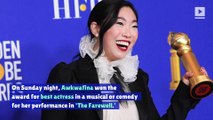 Awkwafina Claims Historic Win at 2020 Golden Globes