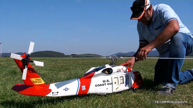 JAYHAWK UH-60 AMAZING RC SCALE MODEL ELECTRIC HELICOPTER WITH SOUND MODULE FLIGHT DEMONSTRATION