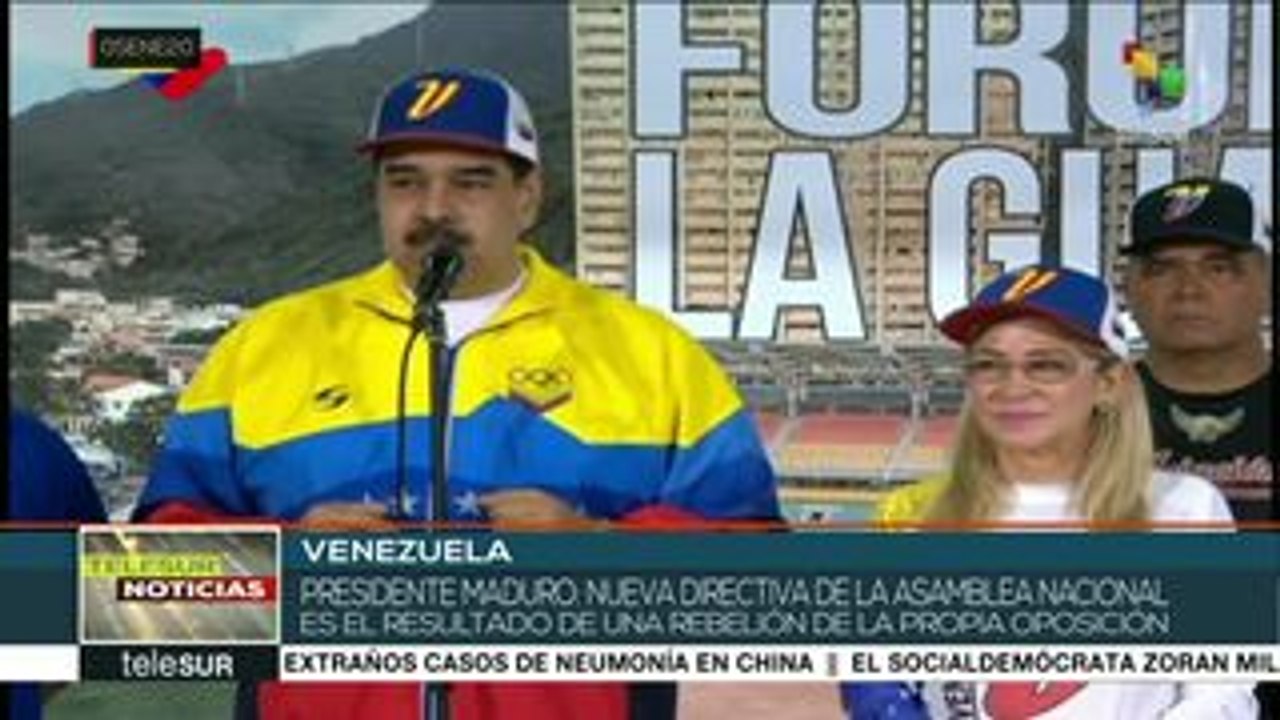 Pdte Maduro: elección de junta directiva refleja división de oposición