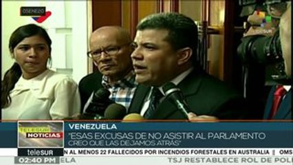 Instala Asamblea Nacional venezolana nueva junta directiva