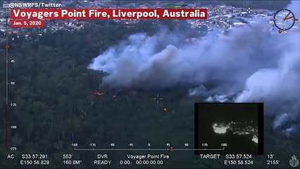 Download Video: Australia Bushfires Continue To Burn: NSW Rural Fire Service Footages Shows Currowan, Voyagers Point Fires