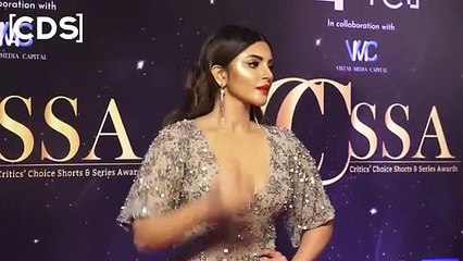 Shama Sikandar H0T In 0PEN Look At Critics Choice Shorts & Series Awards 2019