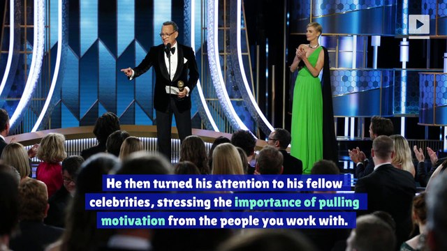 Tom Hanks Delivers Emotional Acceptance Speech at 2020 Golden Globes