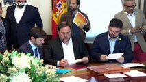 El Parlamento Europeo reconoce a Junqueras y Puigdemont como eurodiputados