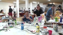 A Mulhouse, l'art comme point de rencontre entre étudiants et handicapés