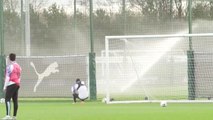 Headshot - Sterling hit by ball in City training