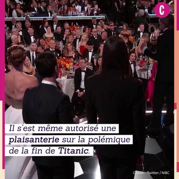 La blague de Brad Pitt à Leonardo DiCaprio sur Titanic aux Golden Globes