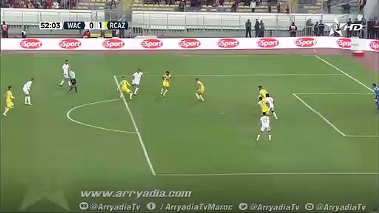 الوداد الرياضي 1-1 نهضة أتلتيك الزمامرة هدف بديع أوك من نقطة الجزاء في الدقيقة 53.