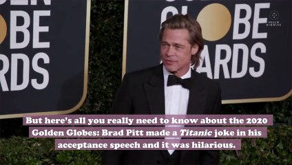 Brad Pitt said he would have “shared the raft” with Leonardo DiCaprio in Titanic, and we agree