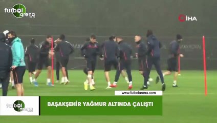 Başakşehir yağmur altında çalıştı