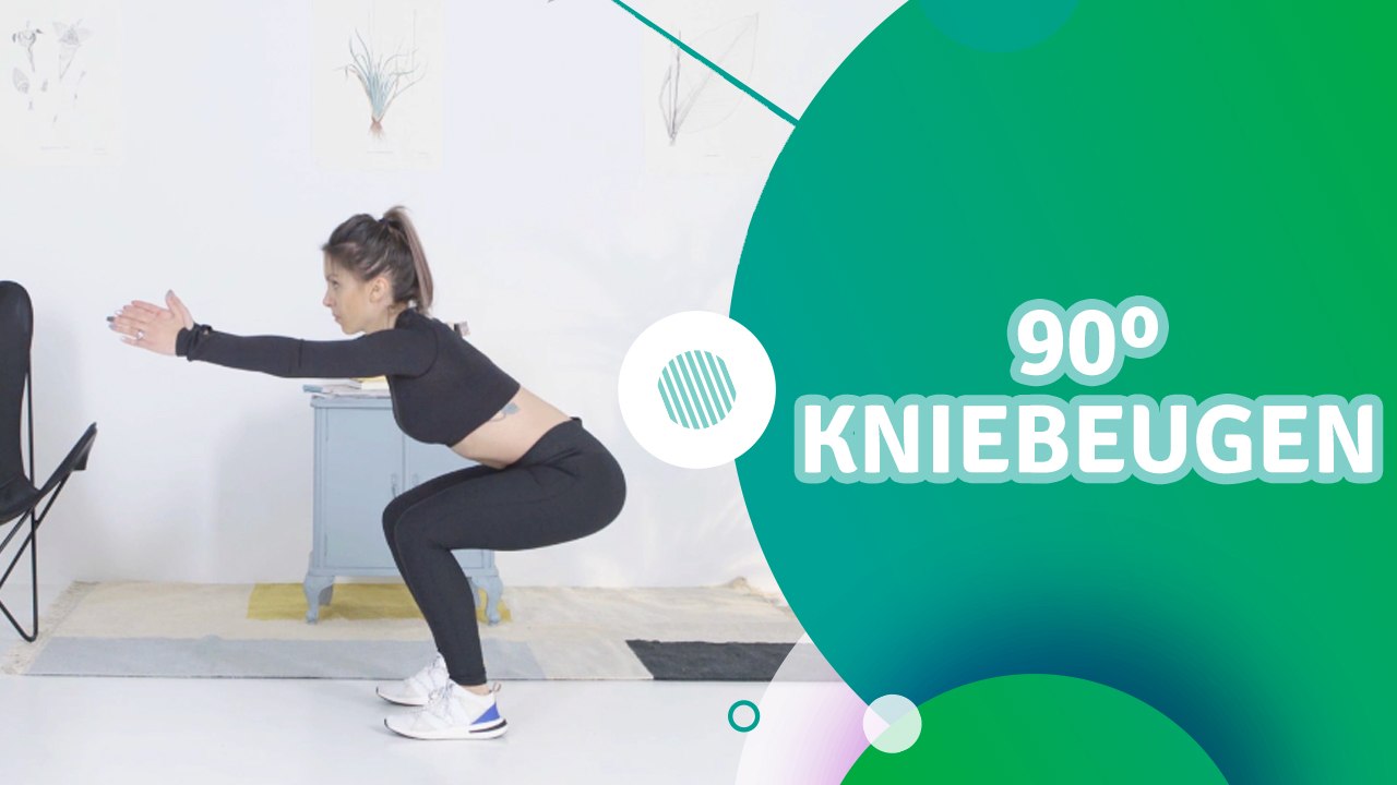 90º Kniebeugen - Du Bist Fit
